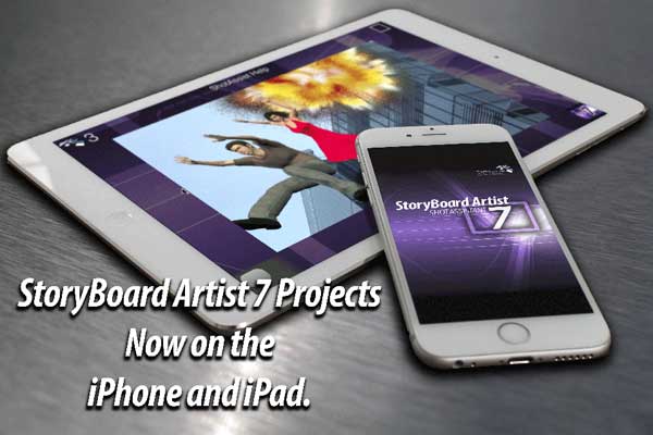 StoryBoard Artist exports to your mobile devices so you can check off your shots as you shoot