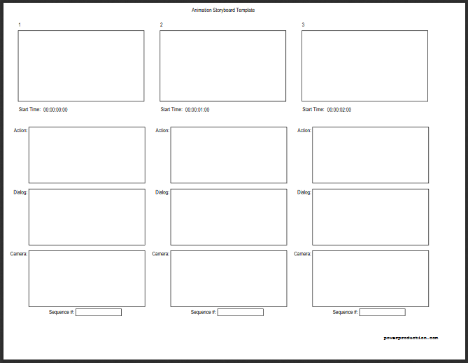 keynote storyboard template