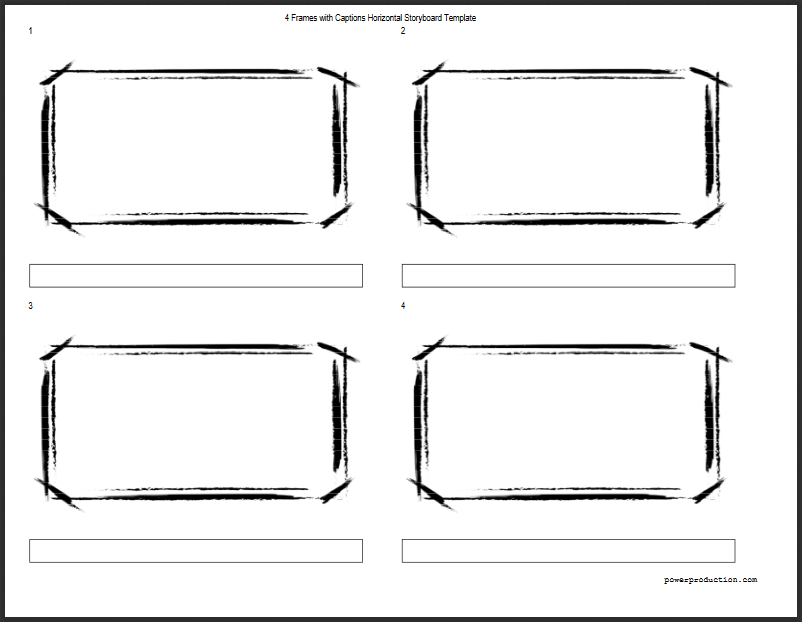 Storyboard Templates | PowerProduction Storyboarding Software